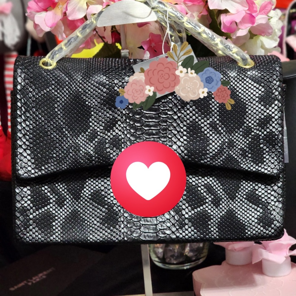 Snakeskin handbag